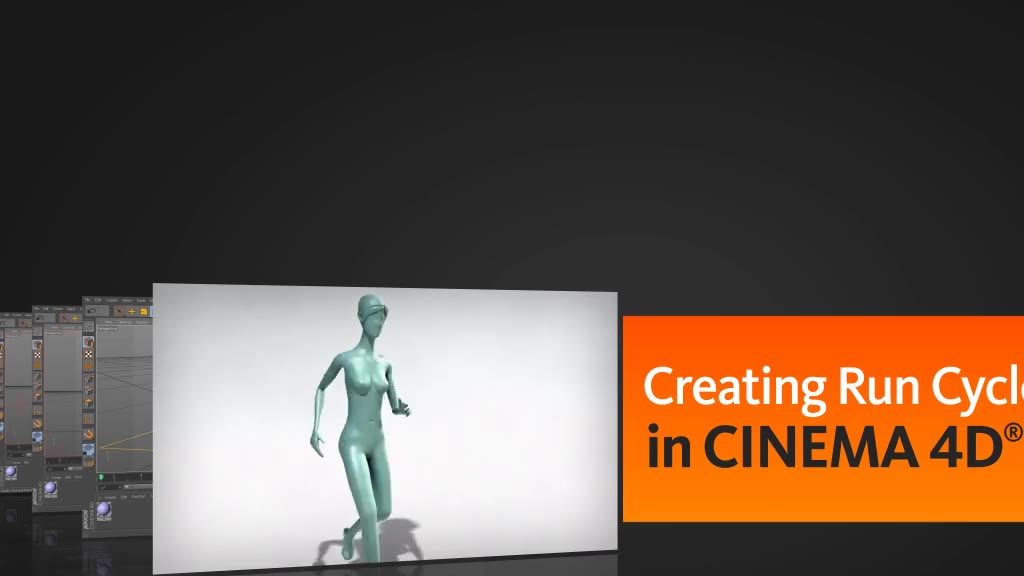 C4D循环跑步动画教程-17集(附视频、工程源文件下载)